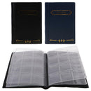 120 Coins Album Book Coin Storage Case Box Money Penny Holder Pockets Blue
