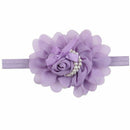 4 pcs Baby headband wrap soft head Turban hair band props for photo C9X6