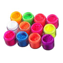 12 Boxes Christmas Luminous Nail Powder Tips Decoration Glitter Dip Powder