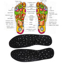 1 Pair Massage Insoles Negative Ion Acupressure Feet Care Protector Breathab_ Ew