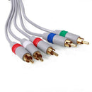 6Ft Component AV Cable High Definition Cord Wire for Nintendo Wii/ Wii U