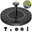 Outdoor Solar Powered Floating Bird Bath Water Fountain Pump Pool Garden C7O4