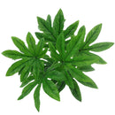 1 Stem Artificial Green Fern leaf Bush Brunch for Wedding Greenery Plant