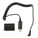 DR-E15(LP-E12) DC Coupler Dummy Battery + PS700 USB Power Adapter Cable for