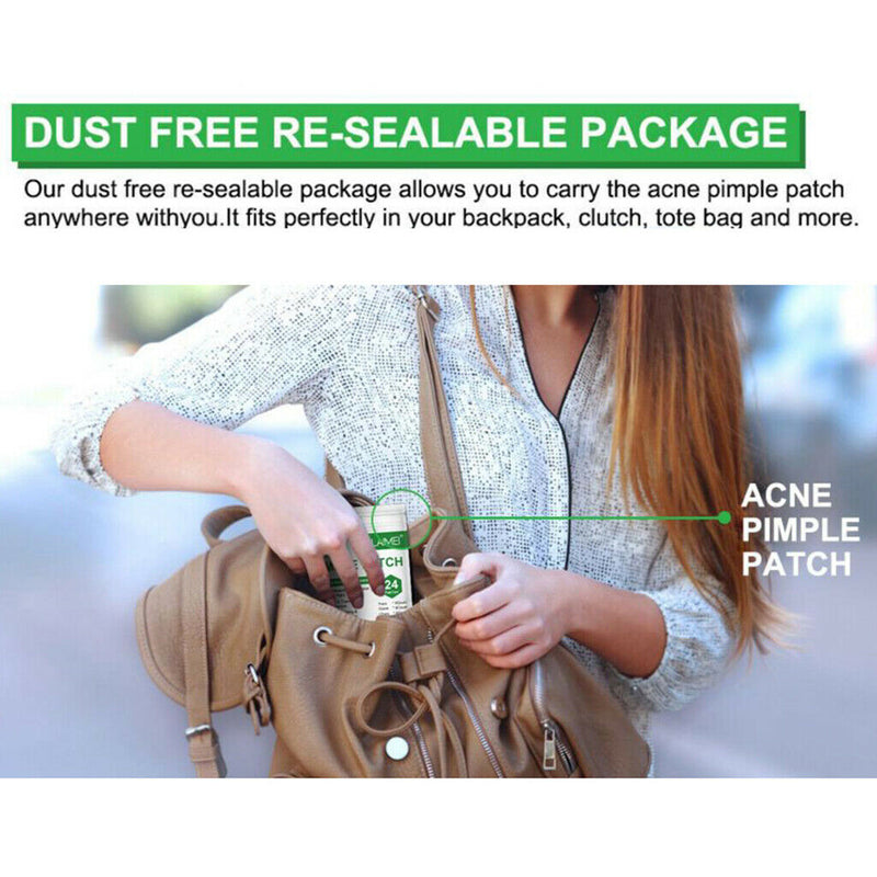 24pcs Acne Stickers Acne Patch Transparent Invisible Remover