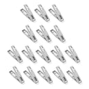 16Pieces Stainless Steel Food Sealing Clips Kitchen Tool Metal