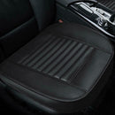 Bamboo Charcoal Car Seat Cover Four Season Auto Front Seat Cushion (Black) A