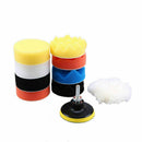 11pcs 3"/80mm Compound Drill Buffing Sponge Pads Kit for Car Sanding Polishing