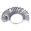 Plastic Finger Ring Sizer Tool Jewelry Measure Gauge Equipment US Size 3-13L BX