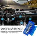 ELM327 Car Auto Wireless Bluetooth V2.1 ODB2 ODB-II Diagnostic Scan Scanne Top
