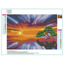 5D DIY Full Drill Diamond Painting Sunset Cross Stitch Embroidery Mosaic