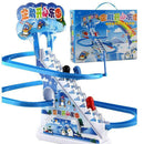 Race Track Game Playful Educational Penguin Slide Race Set with Music Kids Toys