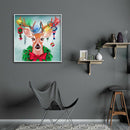 DIY Diamond Painting Xmas Garland Elk Full Round Drill Wall Picture 30x30cm