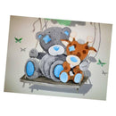 3PCS DIY Diamond Embroidery Bear Painting Rhinestone Cross Stitch Home Decor