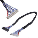25cm 8 bit lvds cable fix-30 pin 2ch for 17-26inch lcd/led panel controller OZ