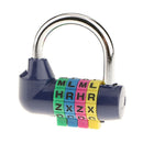 Combination Lock 4 Digit Padlock for School Gym Sports Locker, Fence, Toolbox,