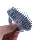 Shower Hair Shampoo Brush Comb Silicone Massage Scalp Anti-Skid Hairbrush Car 3C