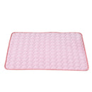 Pet Pad Summer Cooling Mat Dog Beds Mats Blue Pet Ice Pad Cool Cold Silk Mo A5V4
