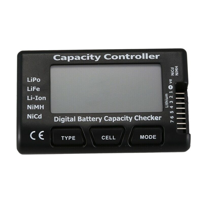 2.1" RC Cell Meter-7 Digital Battery Capacity Checker/Controller for NiCd / J1Q6