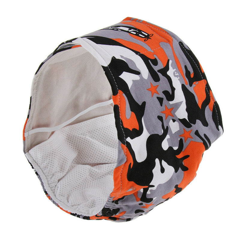 Male Dog Sanitary Physiological Pants Washable Dog Diapers Camouflage Orange