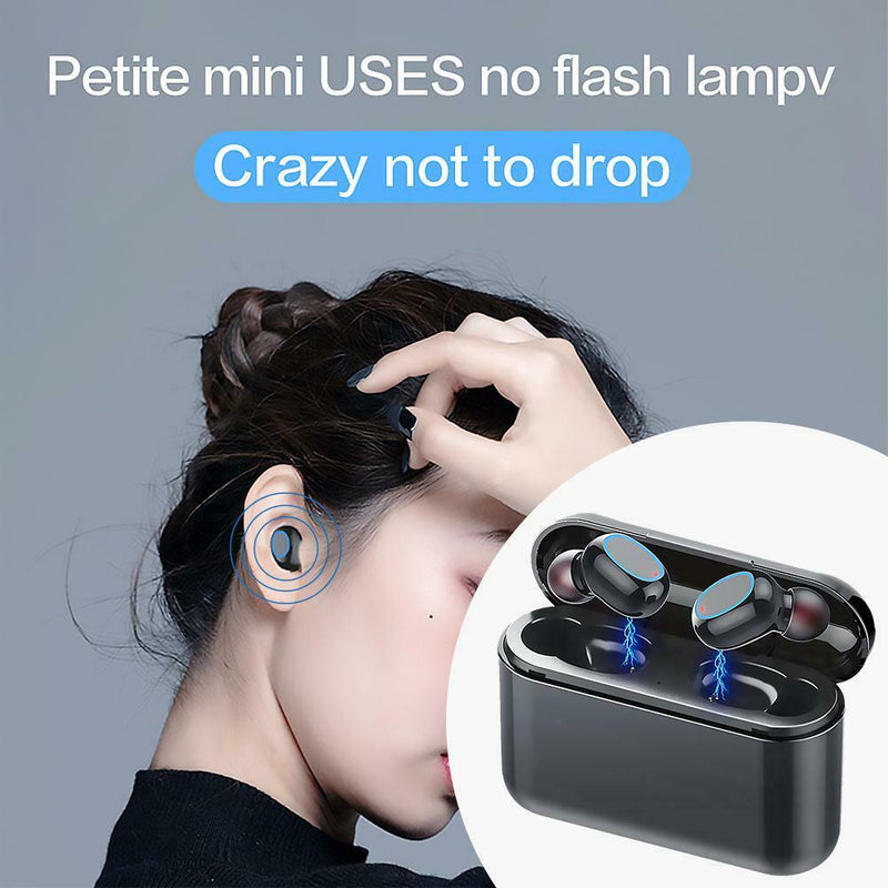 A2 TWS Wireless Bluetooth Earphones Hi-Fi Stereo Earbuds Headset (2600mAh) A