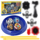 4Pcs Beyblade Burst With Launcher and Arena Metal Fight Battle Fusion Classic