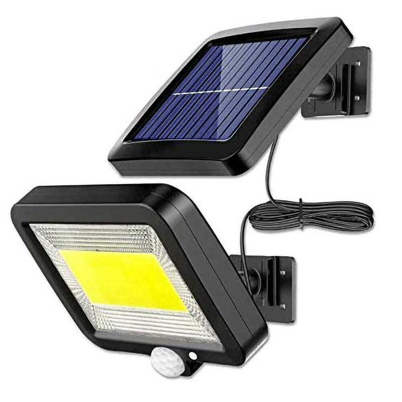 LED Solar Wall Light 3 Modes Waterproof Motion Sensor Lighting for Pathway A