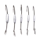 5Pcs/Set Crank Jig Head Hook 2/2.5/3/5.25/7g Fishing Lead Lure Hard Baits HookJR