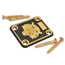Zinc Alloy Guitar Neck Joint Plate with Screws Gasket Musical Instrument