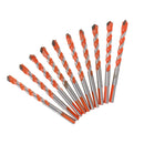 10Pcs Triangle Head Ceramic Glass Tile Drill Bits Set 8mm Spade Drill Bit
