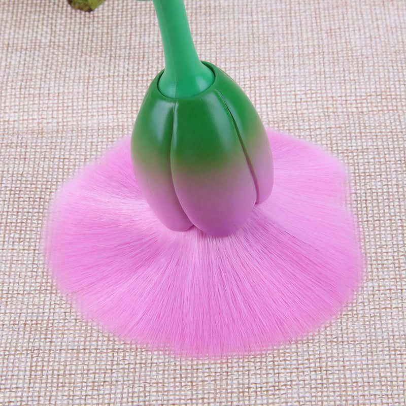 Single Soft Rose Brush Makeup Foundation Powder Blush Kabuki Brushes A