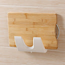 Removable Wall Mounted Creative Sucker Strong Load-Bearing Lid Rack Kitchen
