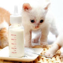 50cc Pet Puppy Kitten Milk Nursing Care Feeding Bottle Brush Nipple Replace Kit