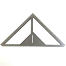 Woodworking Measuring Tool 14" Triangle Ruler Aluminum Metric Square Speed B7N3