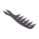 Men Hair Texture Wide Tooth Texturizing Comb Man Oil Head Hair Comb (Black)