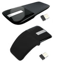 2PCS For Arc Touch Mouse Ultrathin Folding Mouse 2.4GHz Wireless Mouse