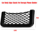1 Set Car Net Bag Phone Holder Storage Pocket Organizer for Phone Wallet Keys