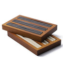 Soild Wood Jewelry Display Rack for Rings Earrings Bangle Holder Jewellery