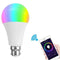 B22 7W RGBW WiFi APP Controlled LED Smart Light Bulb for Echo Alexa Google  C6S1