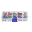 1 Box Metal Square Studs Rivet Spot Leather Craft for Bags Jeans Belt Decor