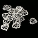 20PCS Heart Charms Pendants for Crafting Jewelry Making Findings Accessories