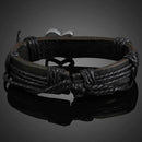 Trendy Guitar Shape Girl Boy Braid Bracelet String Band Bangle Black