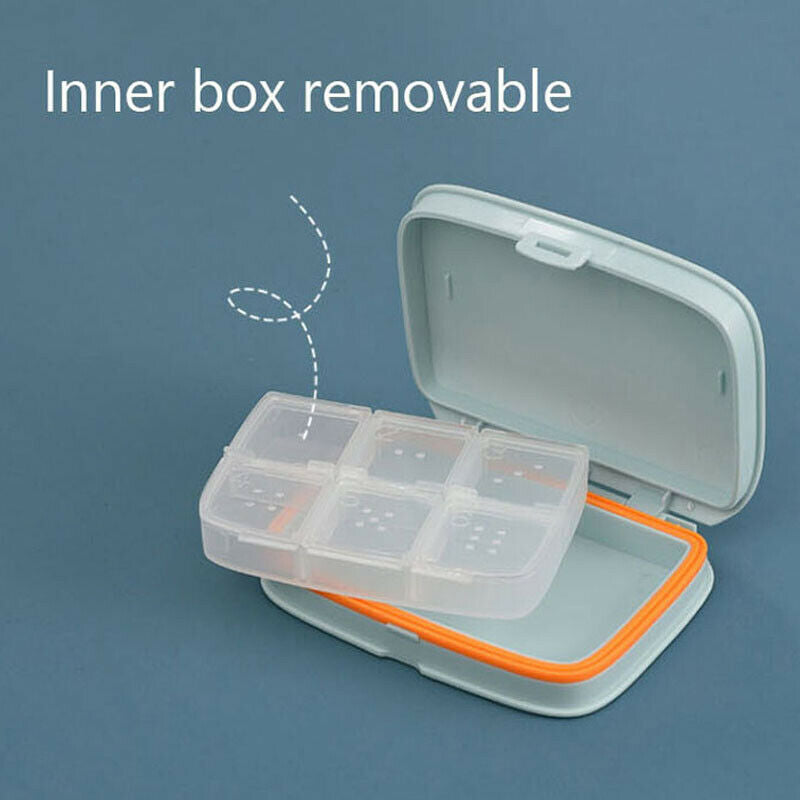 Multi-Function Storage Box Portable Pill Box Seal Travel Drug Storage Box D V8Y6