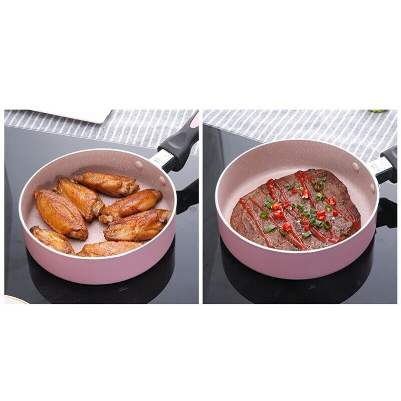 16 Cm Non-Stick Pan Non-Stick Cookware Frying Pan Saucepan Small Fried Eggs F8W9