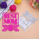 Best Mom Cutting Die DIY Scrapbooking Embossing Stencil Paper Craft Card