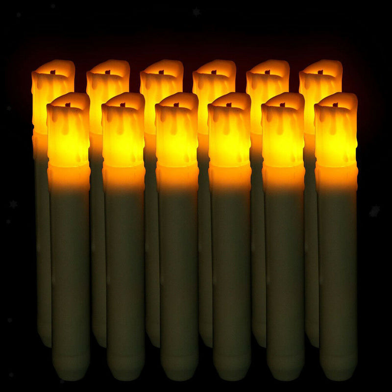 Lot 10pc 155mm Tall Electric LED Candle Flameless Candle Wedding Party Decor