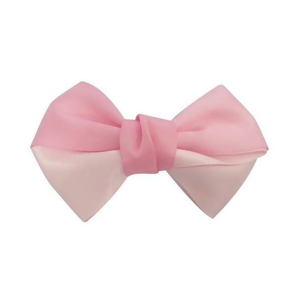 Bow Hairpin Women Ponytail Holders Clip Headwear Hair Accessories (Pink) A#S