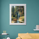 5D DIY Full Drill Diamond Painting Forest Stream Cross Stitch Embroidery