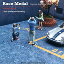 4x 1:64 Scale Mini Boys Girls People Shooting Street Layout Diorama Decor