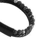 Trendy Men Braslet Double Layer Leather Braclet Present for Men
